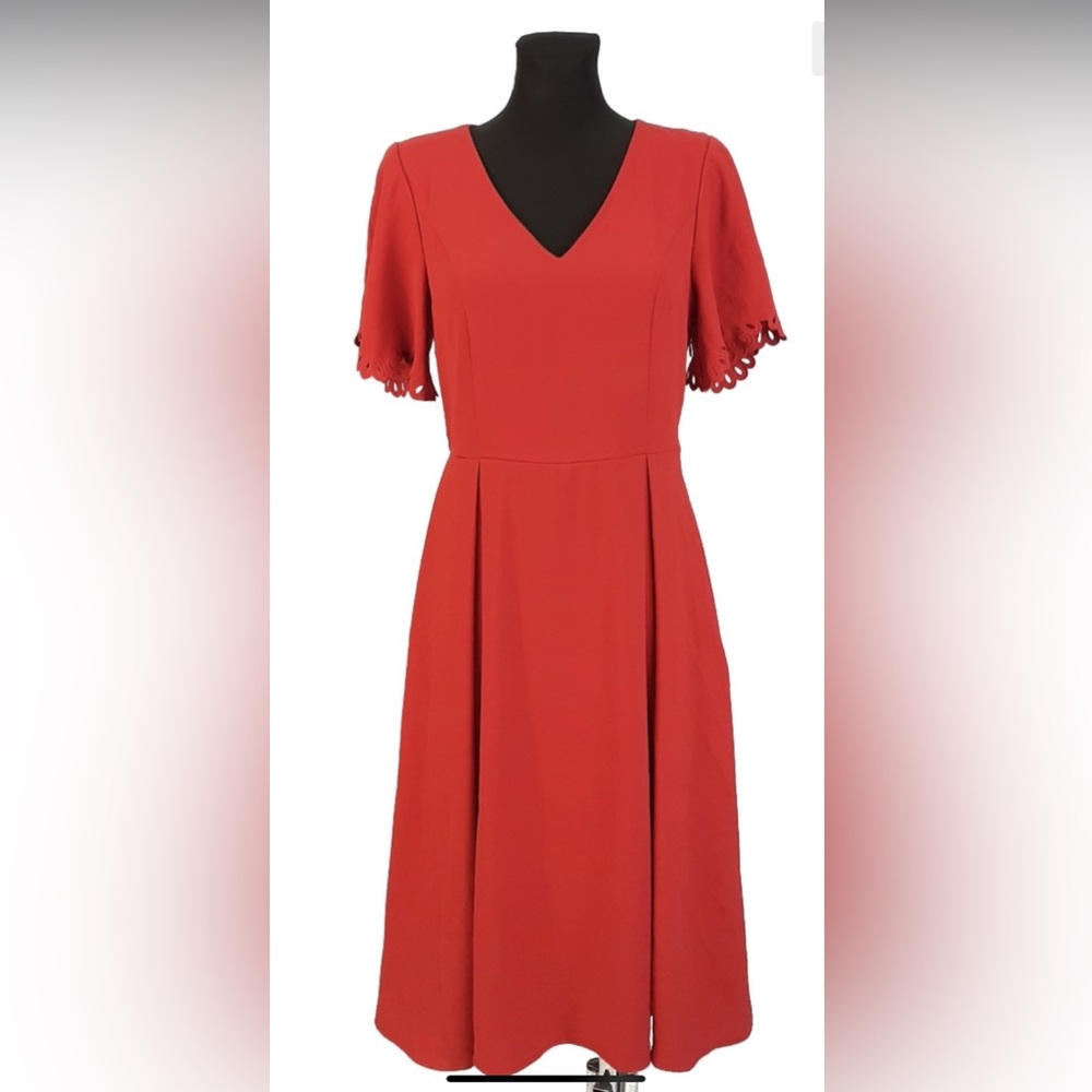 H&M, Red Dress, A-line